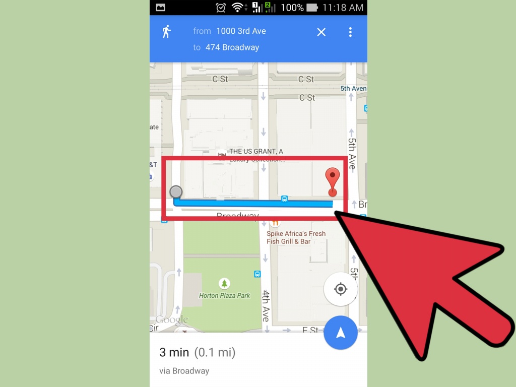How To Get Walking Directions On Google Maps: 12 Steps - Printable Directions Google Maps