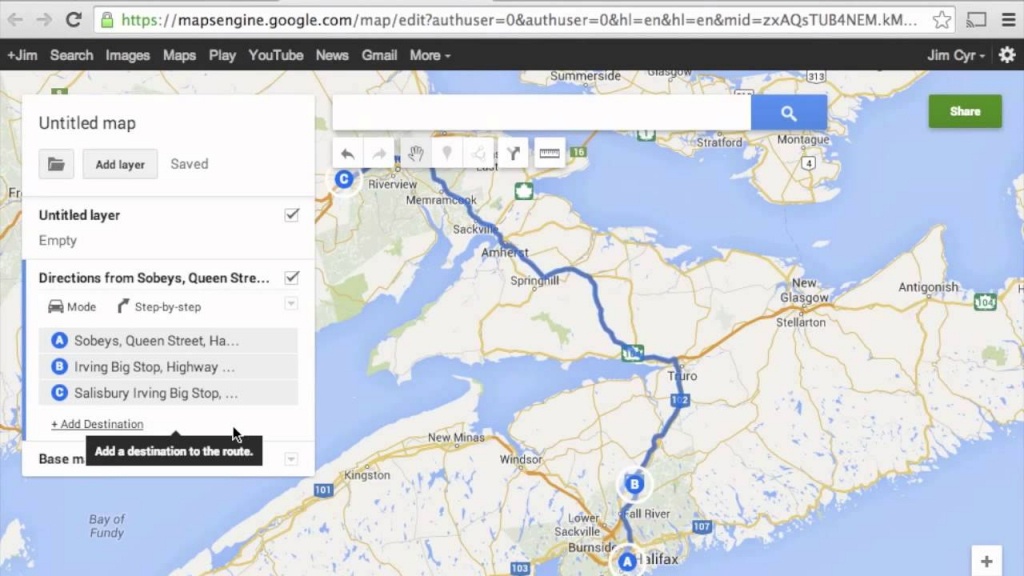 How To Import Google Maps Directions (Routes) To Garmin Basecamp - Garmin Florida Map