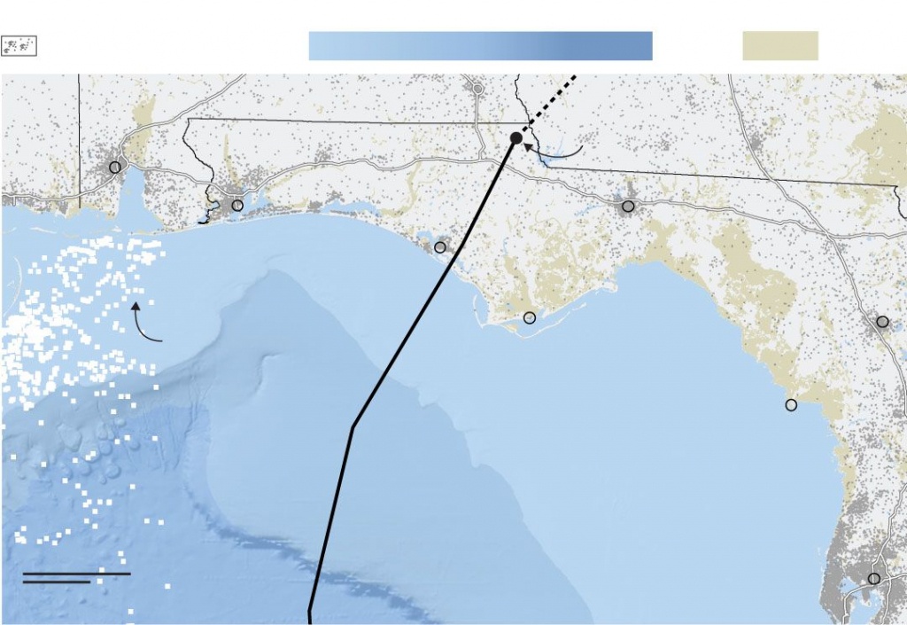 Hurricane Michael Pummels The Florida Panhandle - Wsj - Map Of Florida Panhandle Hotels