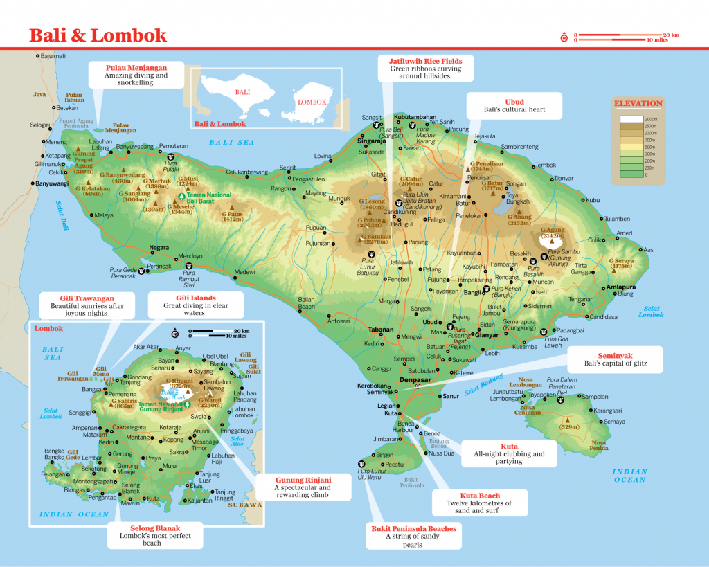I Found The Best Map Of Bali -- From Lonely Planet. Print It Out - Printable Map Of Bali