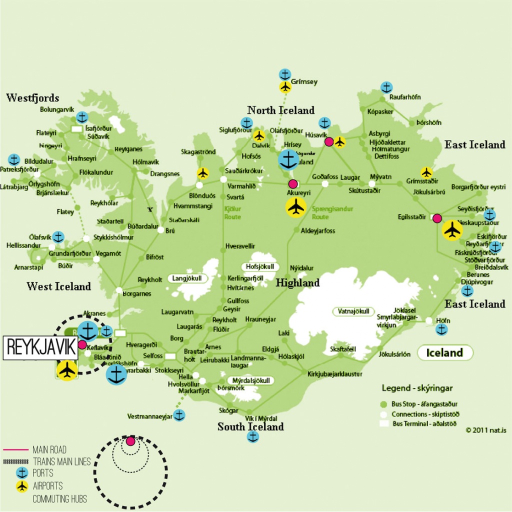 Iceland Map Printable And Travel Information | Download Free Iceland - Maps Of Iceland Printable Maps