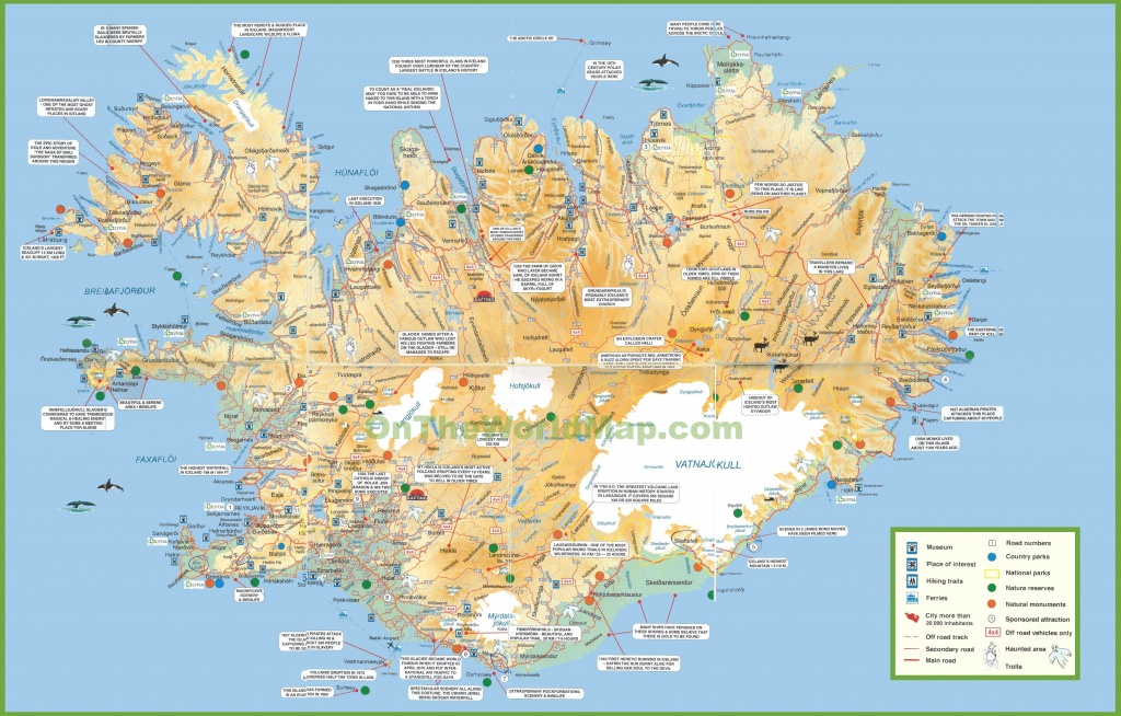 Iceland Tourist Map - Maps Of Iceland Printable Maps