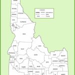 Idaho County Map   Printable Map Of Idaho