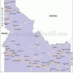 Idaho Road Map   Printable Map Of Idaho