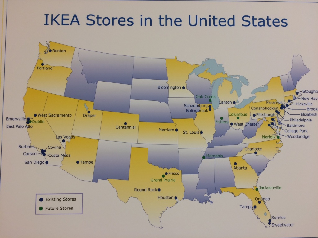Ikea Usa Map | Woestenhoeve - Ikea Locations California Map