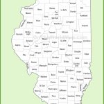 Illinois County Map   Illinois County Map With Cities Printable