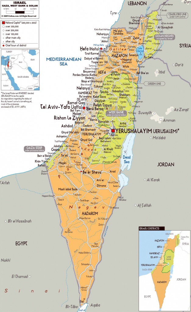 Image Result For Printable Map Of Israel | Israel Map | Map, Israel - Printable Map Of Israel Today