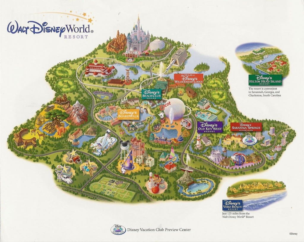 Images Of Disneyworld Map | Disney Vacation Club At Walt Disney - Disney Resorts Florida Map