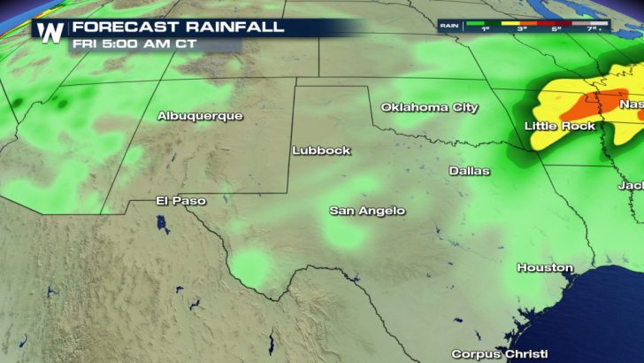 West Texas Weather Map