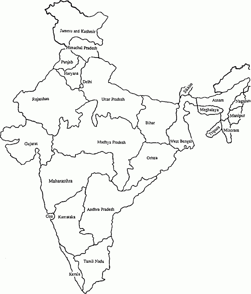 India Map | More Places In 2019 | India Map, Map Outline, Map - India River Map Outline Printable