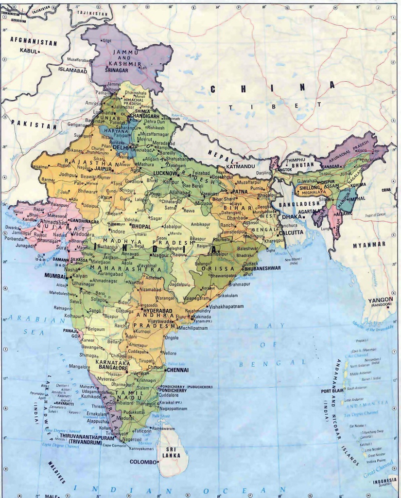 India Maps | Printable Maps Of India For Download - India Map Printable Free