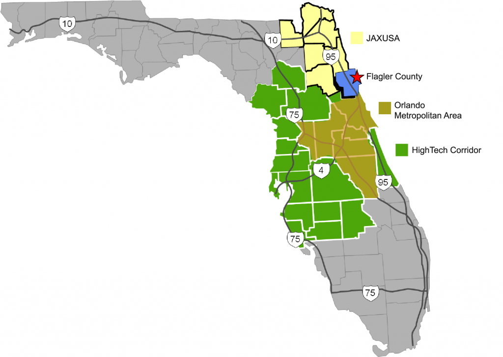 Industries - Flagler County Dept. Of Economic Opportunity - Florida High Tech Corridor Map