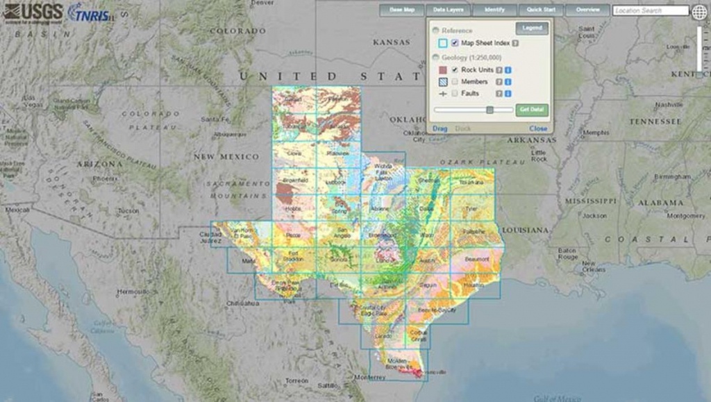 Interactive Geologic Map Of Texas Now Available Online - Texas Land Survey Maps Online