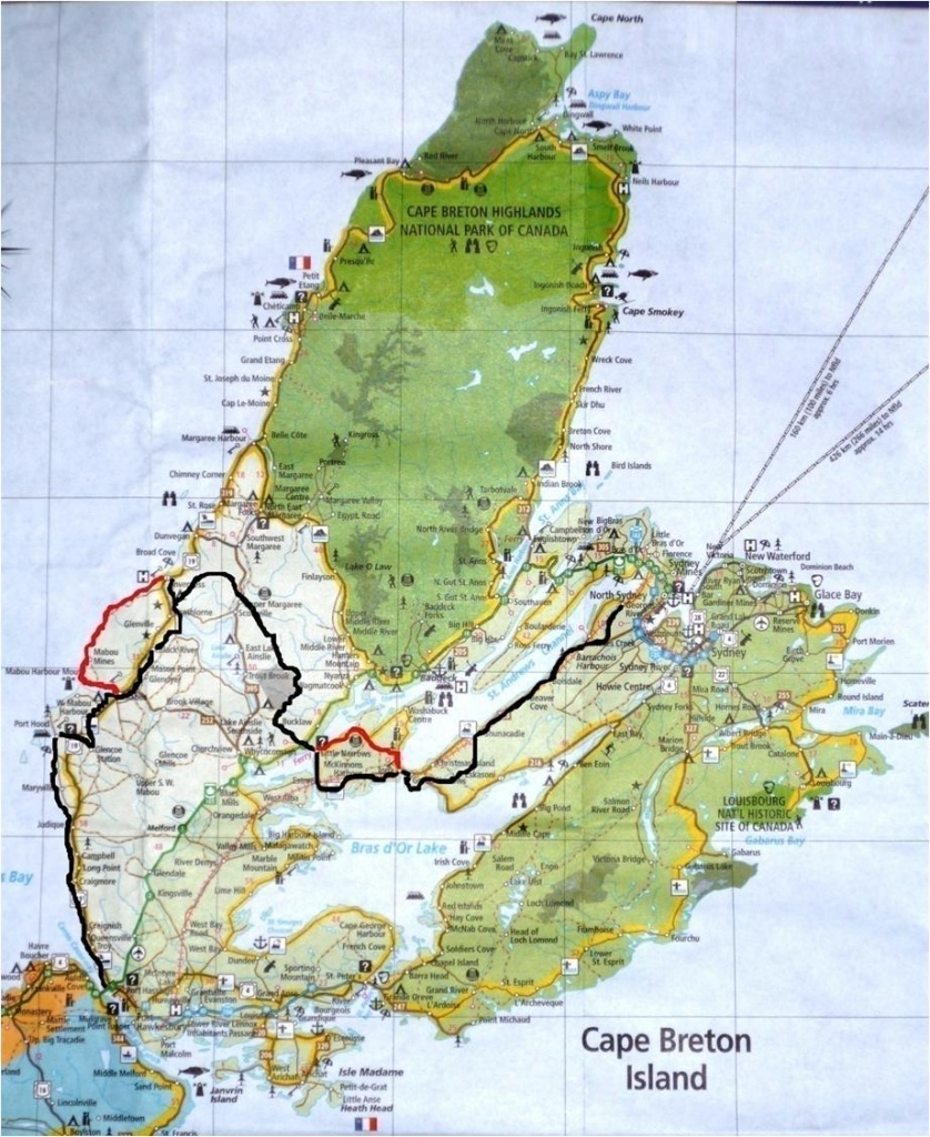 International Appalachian Trail Nova Scotia - Trail Information - Printable Map Of Cape Breton Island