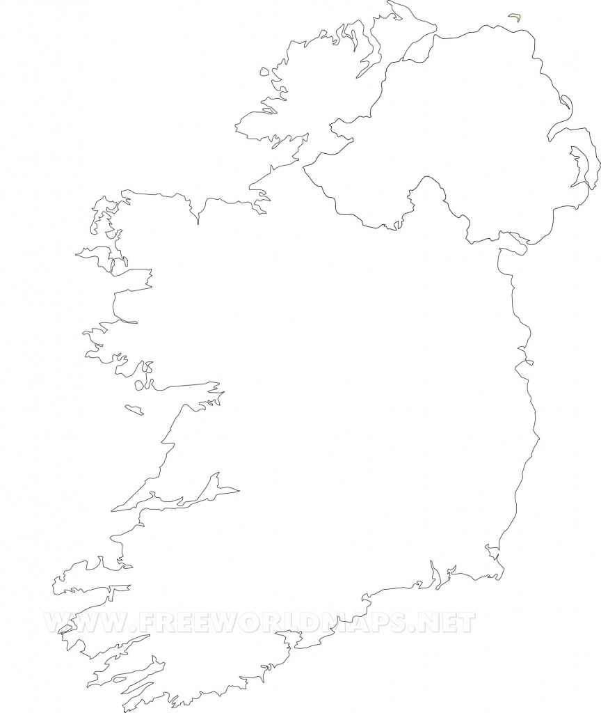 Ireland Political Map - Printable Blank Map Of Ireland
