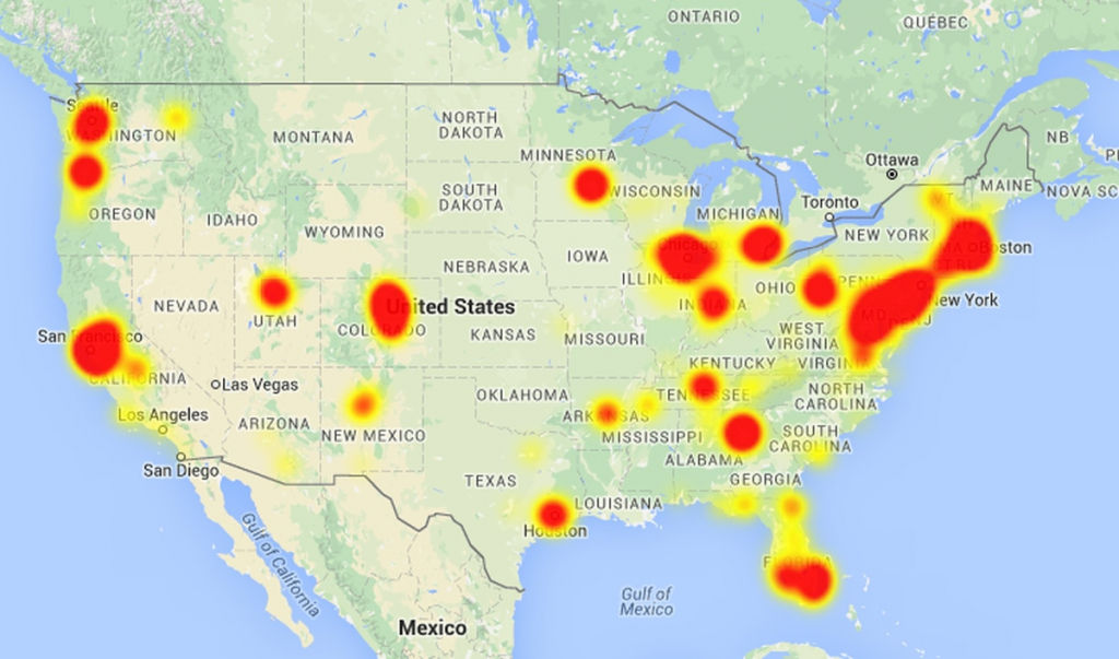 Is Comcast Down? Check The Cable Outage Map - Pennlive - California Power Outage Map