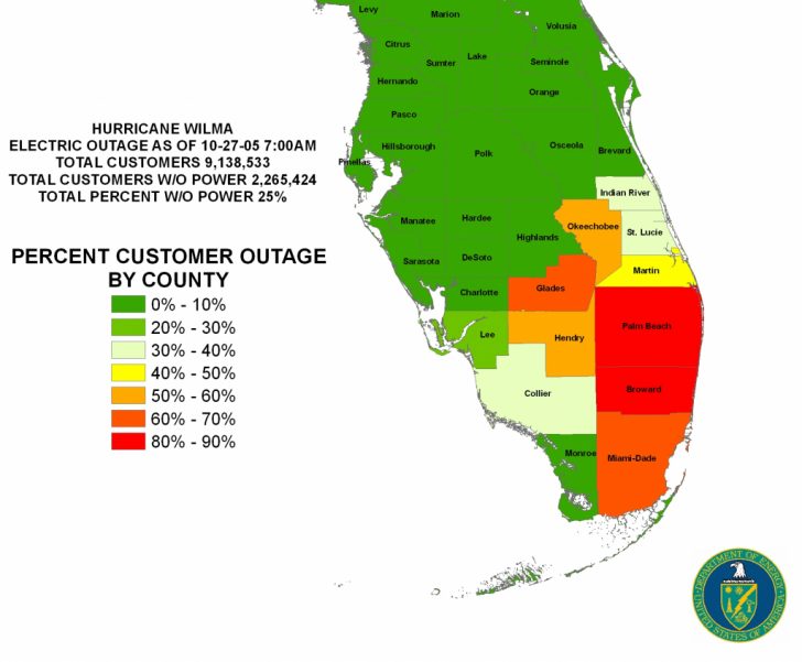 Florida Power Outage Map