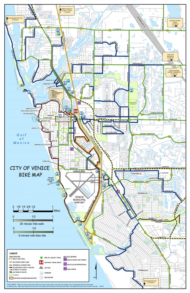 Island Parking - Visit Venice Fl - Venice Beach Florida Map