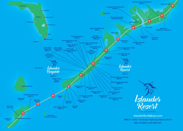 Cayo Marathon Florida Map