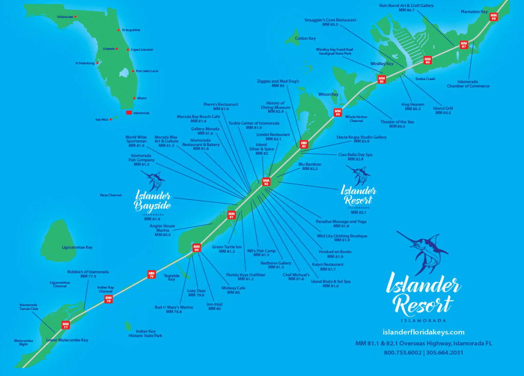 Islander Resort | Islamorada, Florida Keys - Map Of Florida Keys Hotels