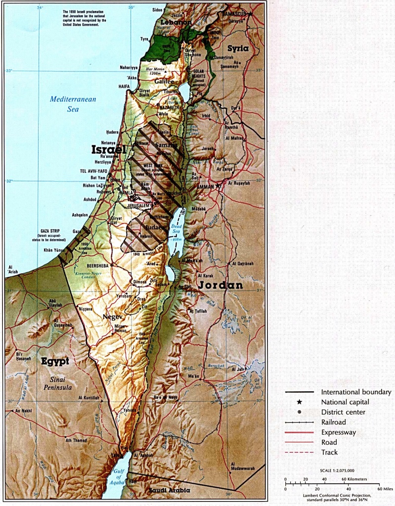 Israel Maps | Printable Maps Of Israel For Download - Printable Map Of Israel Today