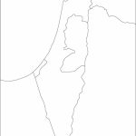 Israel Outline Map And Travel Information | Download Free Israel   Free Printable Map Of Israel