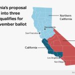 It Would Be Incredibly Difficult For California To Split Into Three   Divide California Map