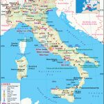 Italy Map, Map Of Italy, History And Intreseting Facts Of Italy   Printable Map Of Italy With Cities And Towns