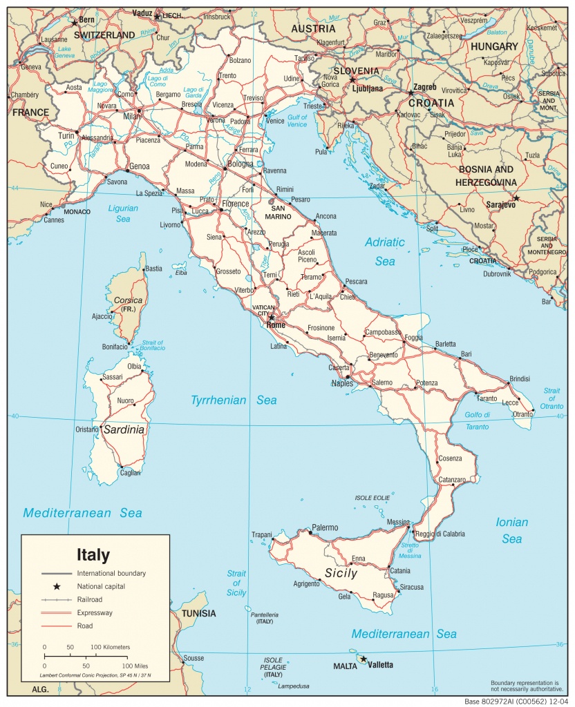 Italy Maps - Perry-Castañeda Map Collection - Ut Library Online - Printable Map Of Northern Italy