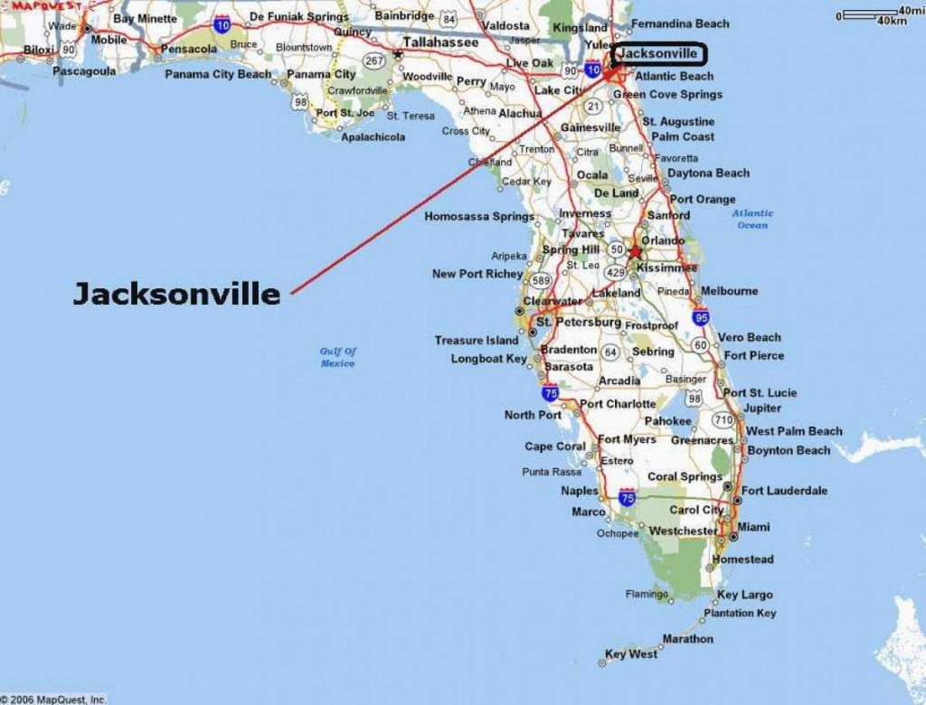Jacksonville Florida Map - Jacksonville Usa Map (Florida - Usa) - Jupiter Beach Florida Map