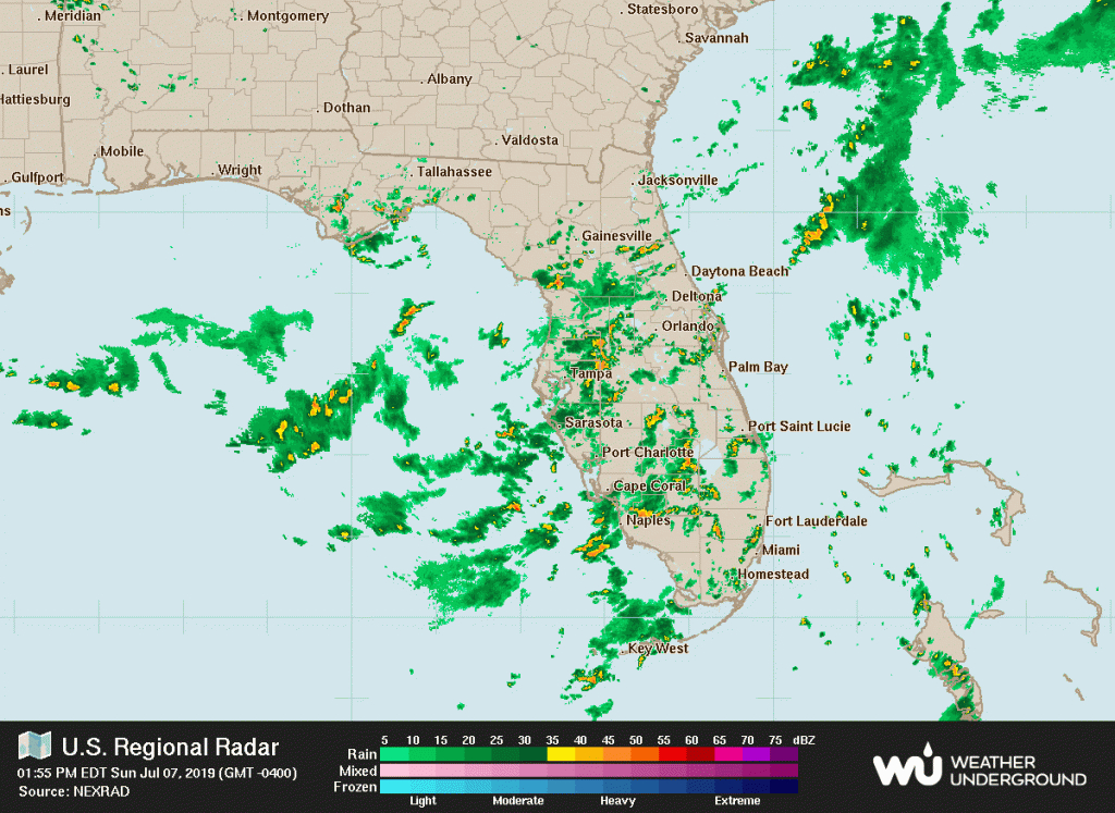 Jacksonville Radar | Weather Underground - Florida Weather Map Today