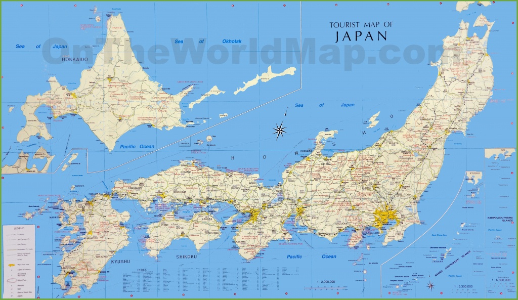 Japan Tourist Map - Printable Map Of Japan