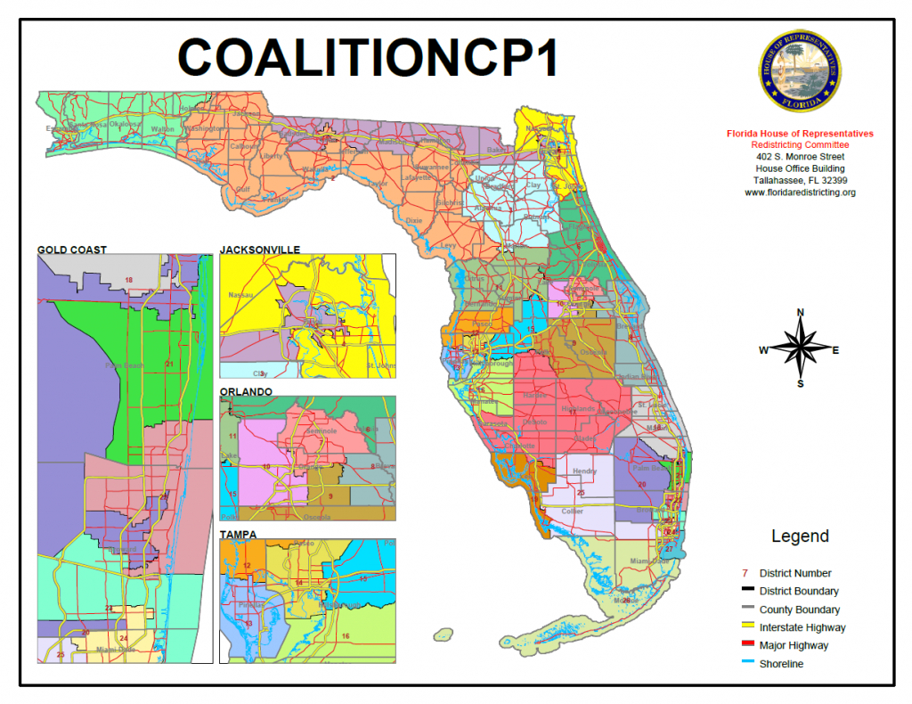 Judge Orders Overhaul Of Florida&amp;#039;s Congressional Districts - Florida House Of Representatives Map