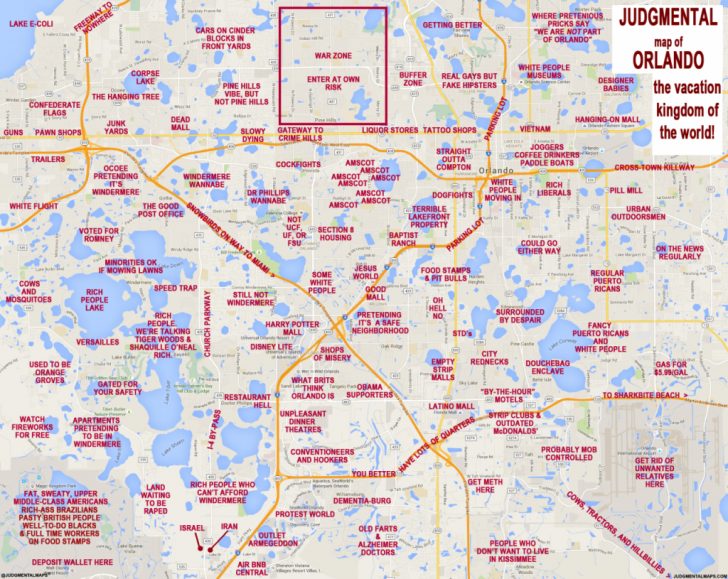 Map Of Florida Near Orlando