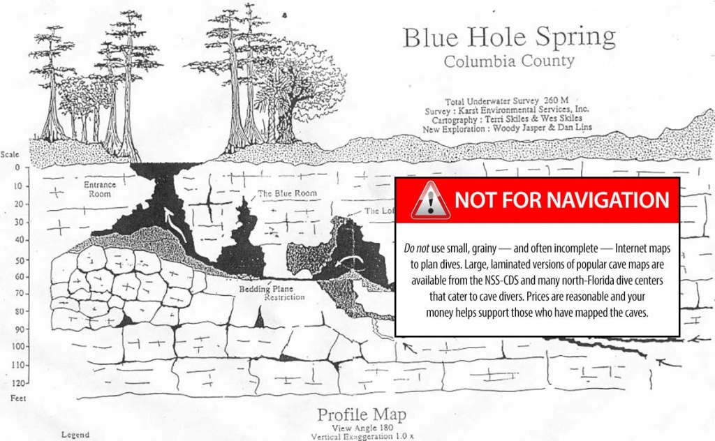 Jug Hole - The Cave Diving Website - Florida Cave Diving Map