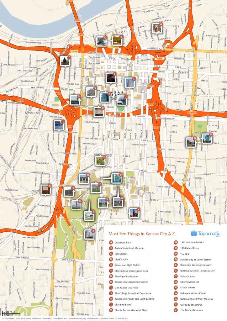 Kansas City Printable Tourist Map | Free Tourist Maps ✈ | Kansas - Printable City Maps