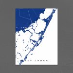 Key Largo Map Print Key Largo Florida Keys Art Key Largo | Etsy   Florida Keys Map Art