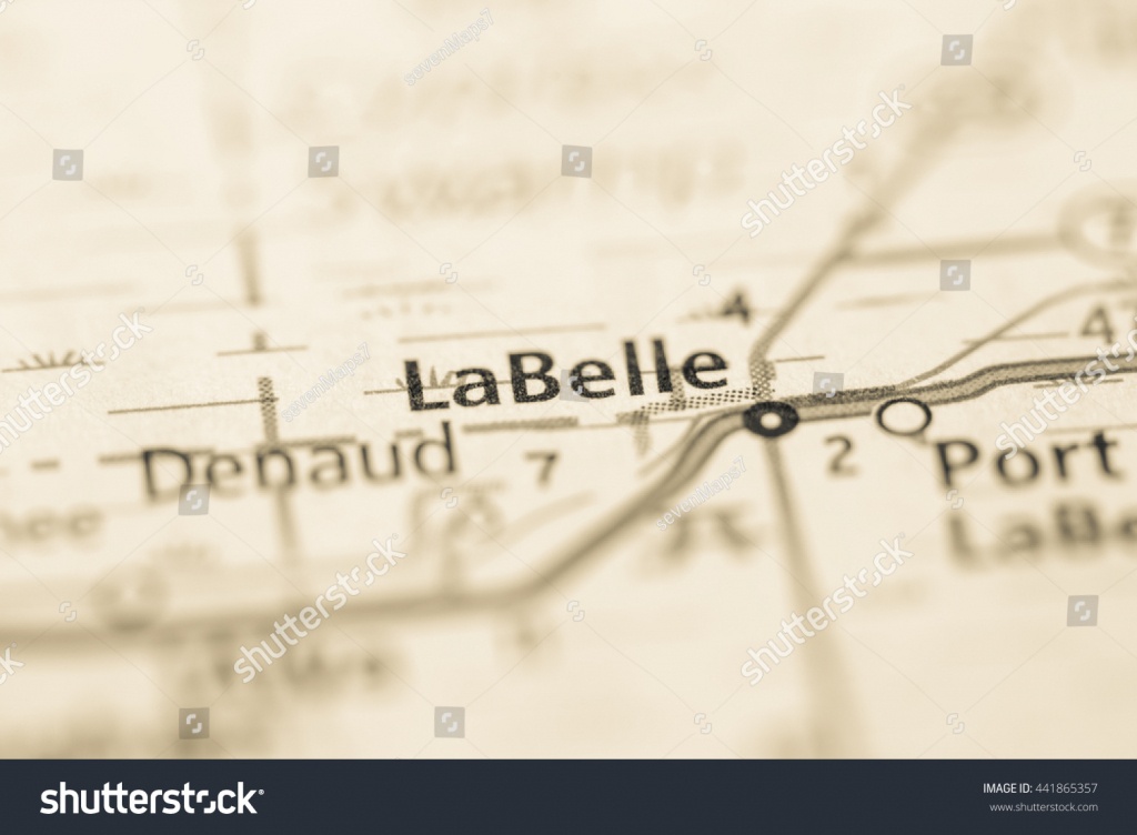 La Belle Florida Usa Stock Photo (Edit Now) 441865357 - Shutterstock - Labelle Florida Map
