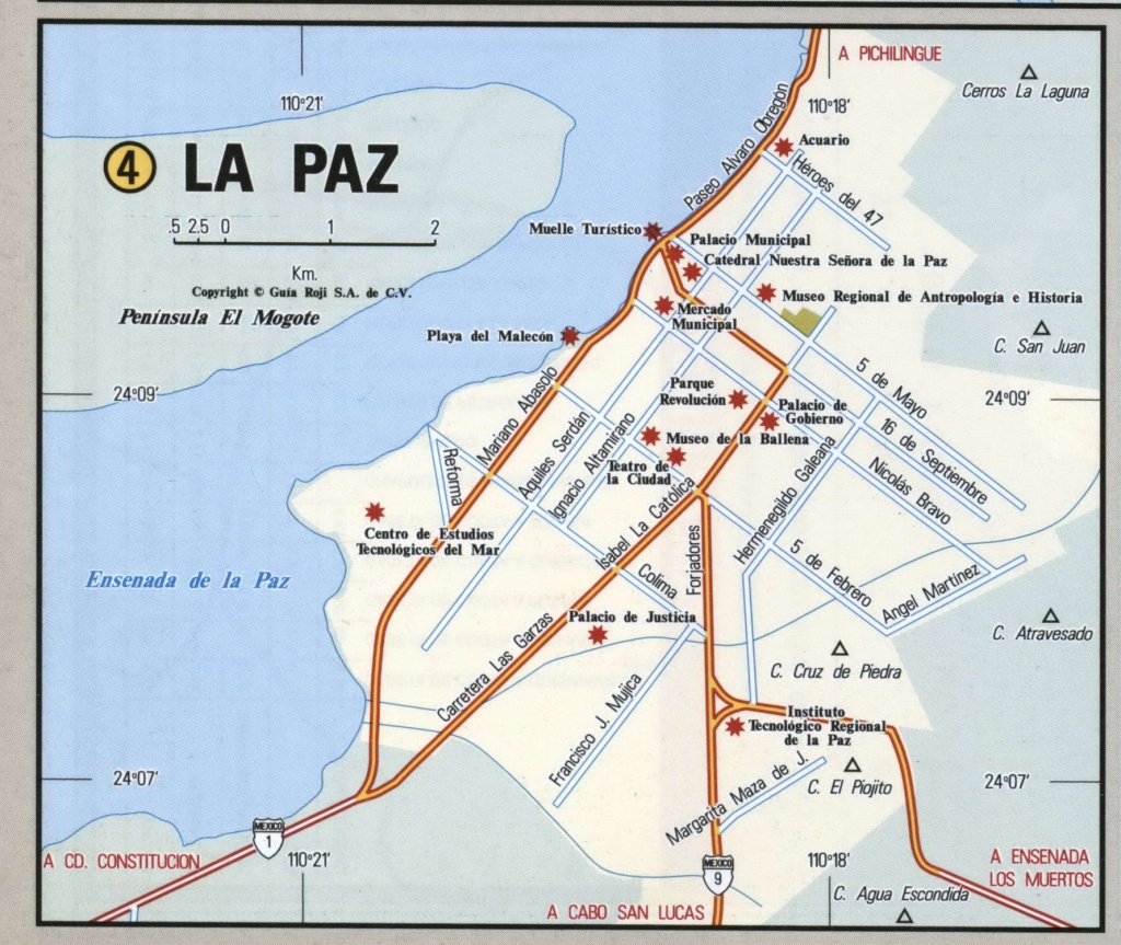 La Inspirational Map La Paz Mexico - Diamant-Ltd - La Paz Baja California Map