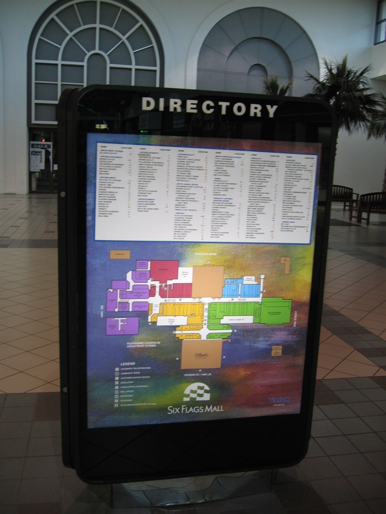 Labelscar: The Retail History Blogsix Flags Mall; Arlington, Texas - Map Of The Parks Mall In Arlington Texas
