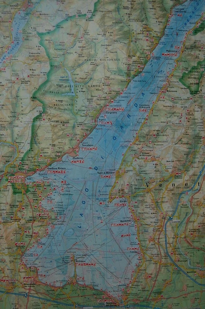 Lake Garda | Maps | Home Decor, Bohemian Rug, Rugs - Printable Map Of Lake Garda