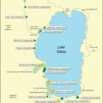 Lake Tahoe Campground Map   California   California State Campgrounds Map