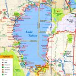 Lake Tahoe Tourist Attractions Map   Printable Map Of Lake Tahoe