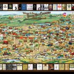 Laminated Texas Wine Map | Texas Wineries Map |Texas Hill Country   Hill Country Texas Wineries Map
