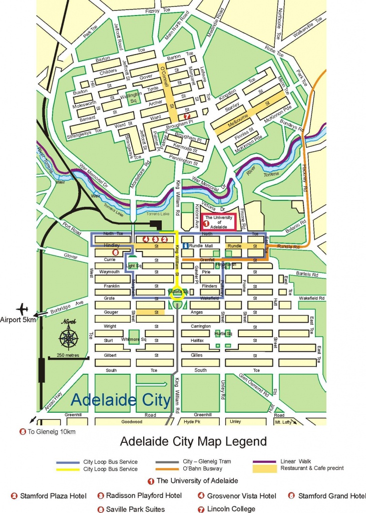 Large Adelaide Maps For Free Download And Print | High-Resolution - Printable Map Of Adelaide Suburbs