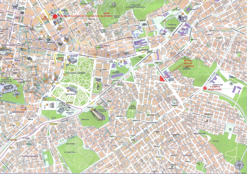 Large Athens Maps For Free Download And Print | High-Resolution And - Free Printable Aerial Maps