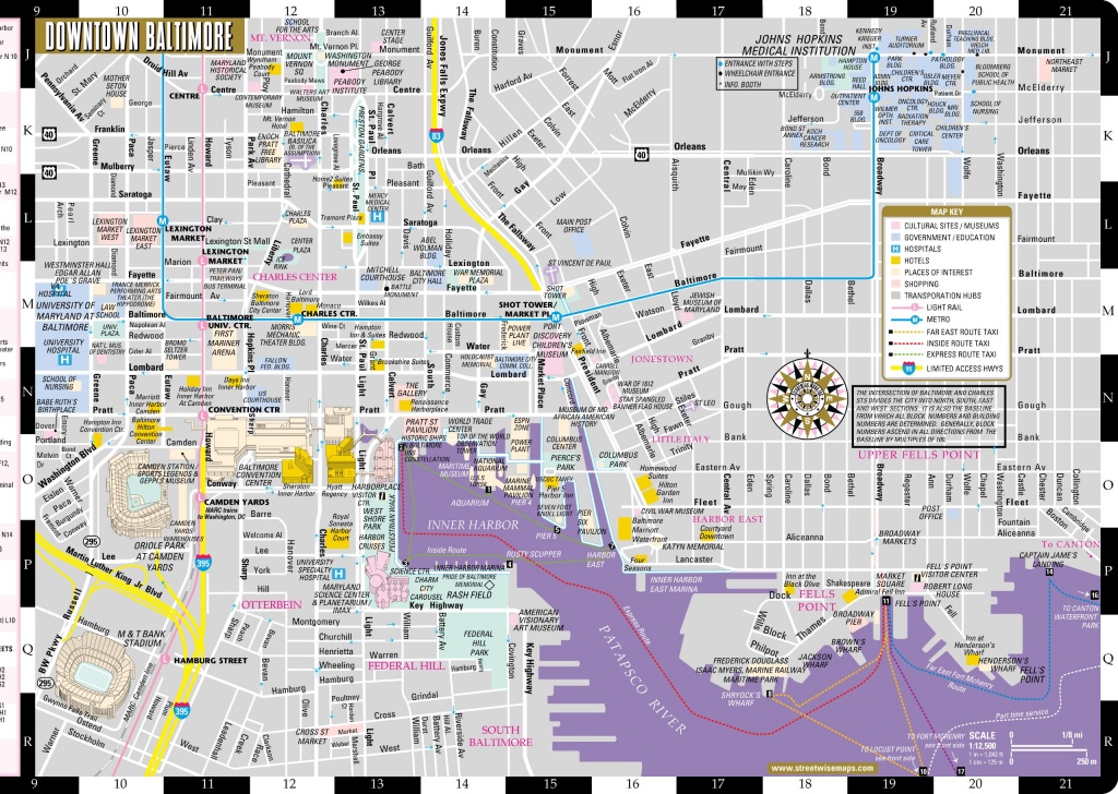 Large Baltimore Maps For Free Download And Print | High-Resolution - Printable Map Of Baltimore