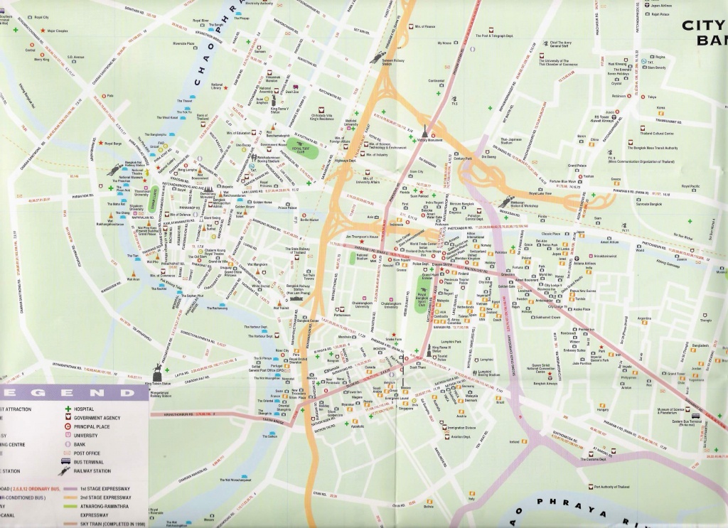Large Bangkok Maps For Free Download And Print | High-Resolution And - Printable Map Of Bangkok