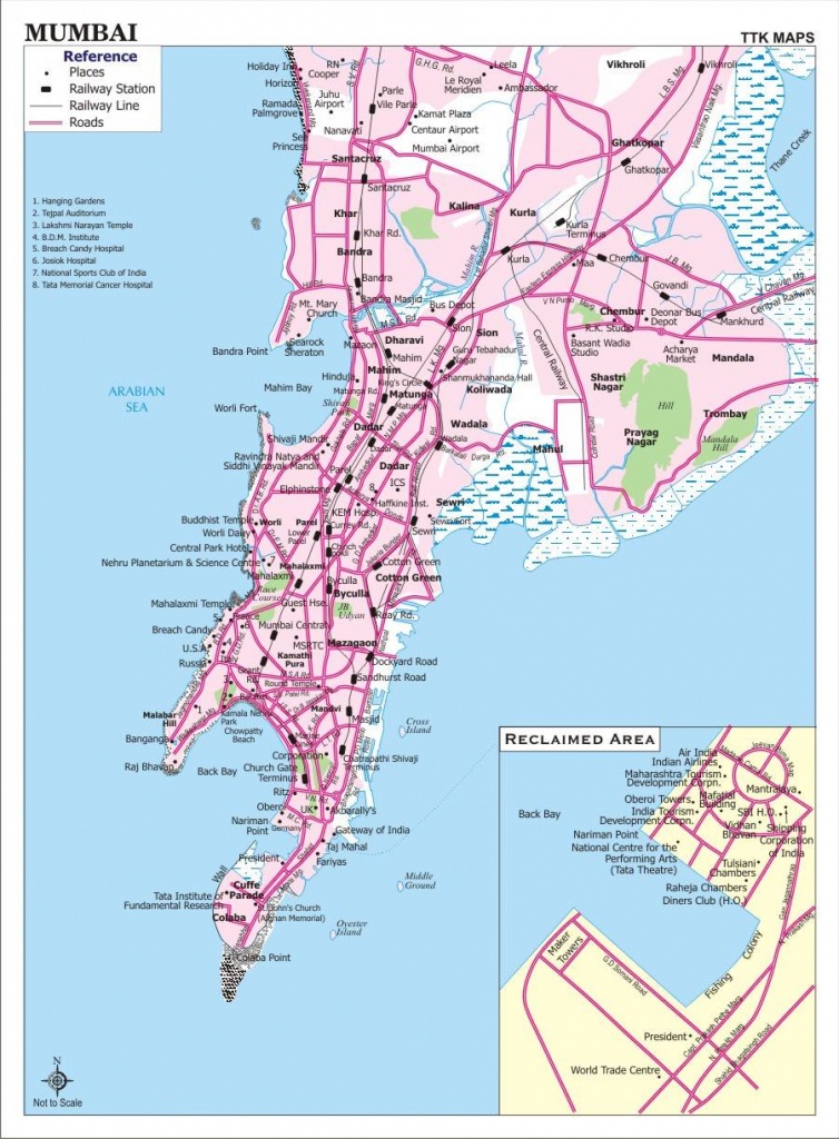 Large Bombay Maps For Free Download And Print | High-Resolution And - Printable Local Maps