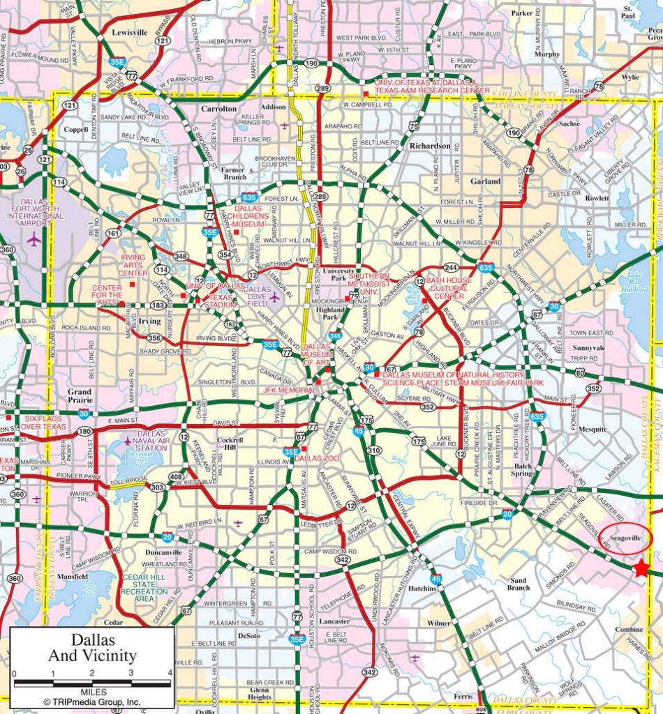 Large Dallas Maps For Free Download And Print | High-Resolution And - Dallas Map Of Texas